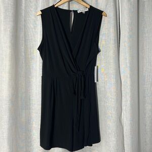 Emma & Michele Black Sleeveless Shorts Romper